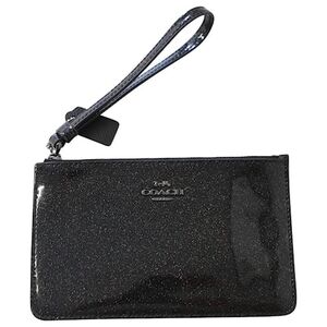 NWT Coach x NASA Space Collection: Starry Night Black Patent Leather Wristlet